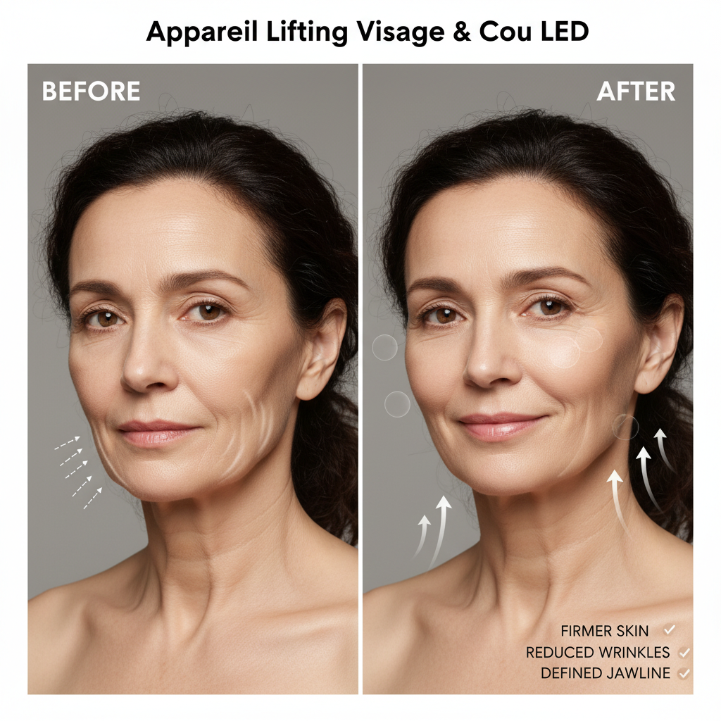 Appareil Lifting Visage & Cou LED